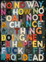 Mel Bochner No Monoprint, Unique Signed - Sold for $21,250 on 01-29-2022 (Lot 165).jpg